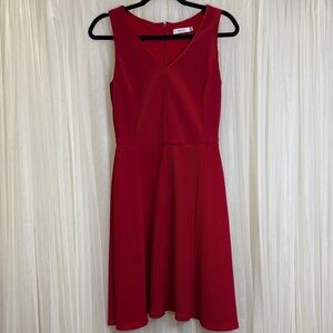 Ricki's Vibrant Red Sleeveless Midi Dress